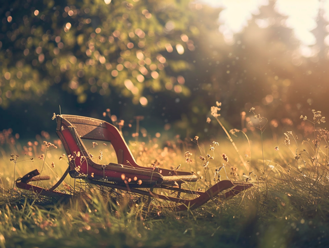 verca8371_realistic_photo_sled_on_the_grass_summer_a6a82785-8e41-441b-9cf4-ef3076a80cf2.png